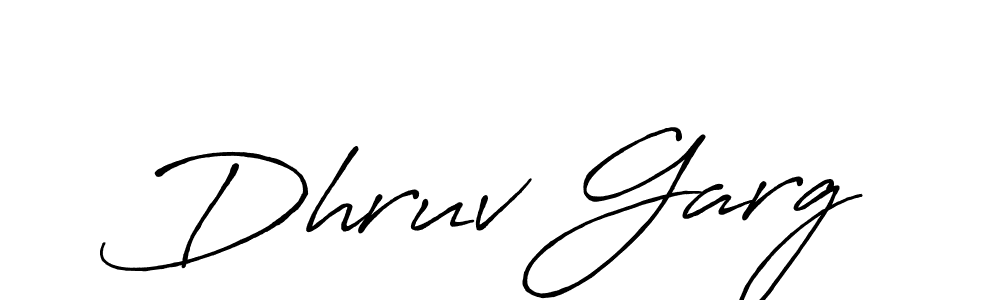 Make a beautiful signature design for name Dhruv Garg. Use this online signature maker to create a handwritten signature for free. Dhruv Garg signature style 7 images and pictures png