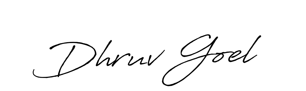 It looks lik you need a new signature style for name Dhruv Goel. Design unique handwritten (Antro_Vectra_Bolder) signature with our free signature maker in just a few clicks. Dhruv Goel signature style 7 images and pictures png