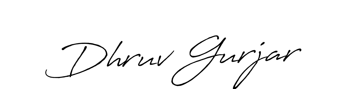 See photos of Dhruv Gurjar official signature by Spectra . Check more albums & portfolios. Read reviews & check more about Antro_Vectra_Bolder font. Dhruv Gurjar signature style 7 images and pictures png