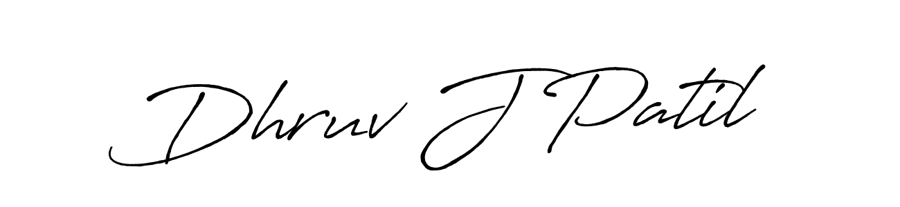 Use a signature maker to create a handwritten signature online. With this signature software, you can design (Antro_Vectra_Bolder) your own signature for name Dhruv J Patil. Dhruv J Patil signature style 7 images and pictures png