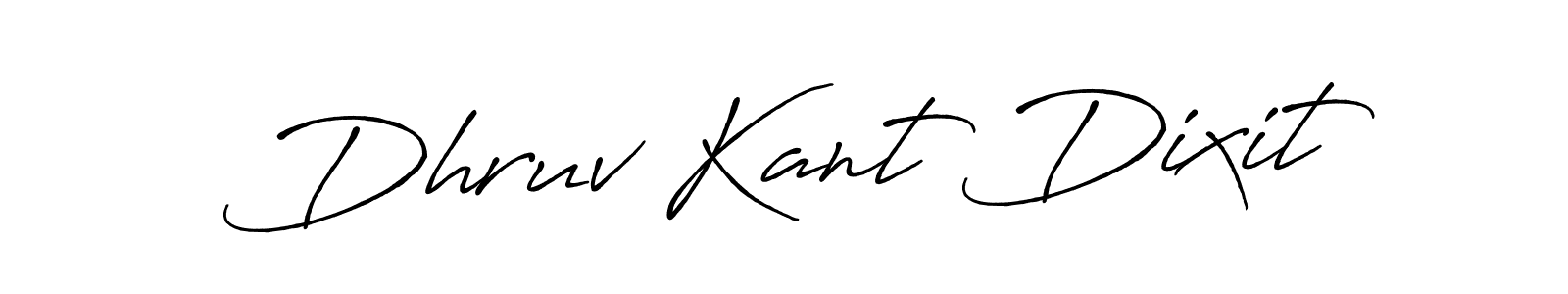 Make a beautiful signature design for name Dhruv Kant Dixit. With this signature (Antro_Vectra_Bolder) style, you can create a handwritten signature for free. Dhruv Kant Dixit signature style 7 images and pictures png
