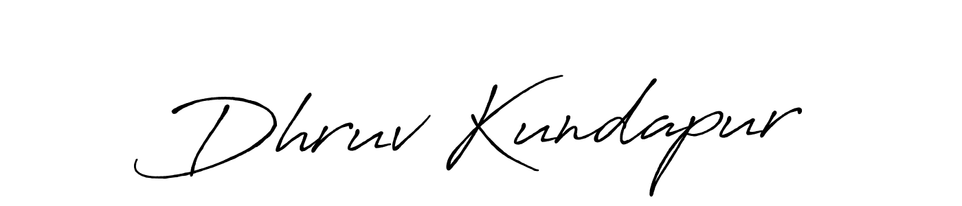 Also we have Dhruv Kundapur name is the best signature style. Create professional handwritten signature collection using Antro_Vectra_Bolder autograph style. Dhruv Kundapur signature style 7 images and pictures png