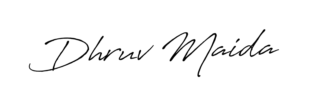 Once you've used our free online signature maker to create your best signature Antro_Vectra_Bolder style, it's time to enjoy all of the benefits that Dhruv Maida name signing documents. Dhruv Maida signature style 7 images and pictures png