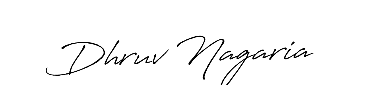 Similarly Antro_Vectra_Bolder is the best handwritten signature design. Signature creator online .You can use it as an online autograph creator for name Dhruv Nagaria. Dhruv Nagaria signature style 7 images and pictures png