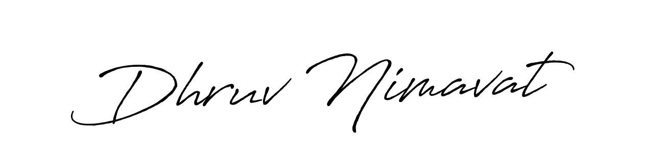 if you are searching for the best signature style for your name Dhruv Nimavat. so please give up your signature search. here we have designed multiple signature styles  using Antro_Vectra_Bolder. Dhruv Nimavat signature style 7 images and pictures png
