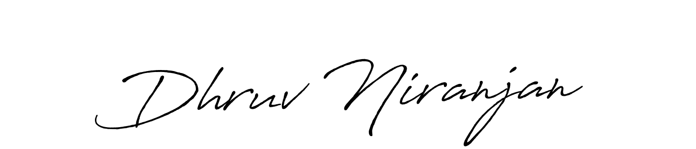 It looks lik you need a new signature style for name Dhruv Niranjan. Design unique handwritten (Antro_Vectra_Bolder) signature with our free signature maker in just a few clicks. Dhruv Niranjan signature style 7 images and pictures png