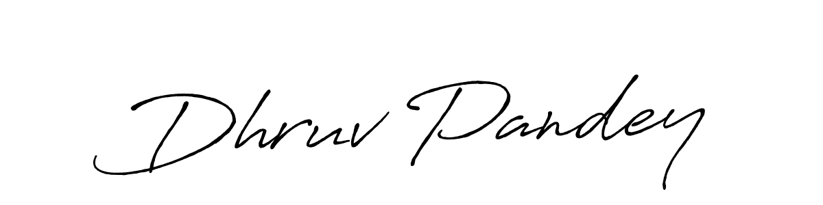 You should practise on your own different ways (Antro_Vectra_Bolder) to write your name (Dhruv Pandey) in signature. don't let someone else do it for you. Dhruv Pandey signature style 7 images and pictures png
