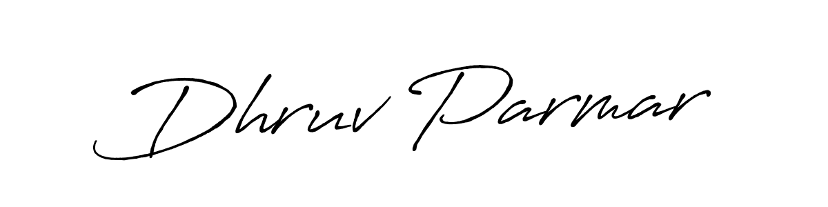 How to Draw Dhruv Parmar signature style? Antro_Vectra_Bolder is a latest design signature styles for name Dhruv Parmar. Dhruv Parmar signature style 7 images and pictures png