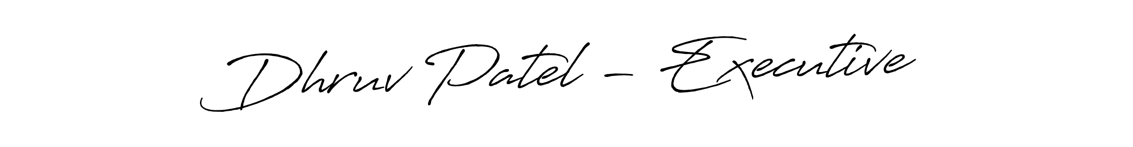 This is the best signature style for the Dhruv Patel - Executive name. Also you like these signature font (Antro_Vectra_Bolder). Mix name signature. Dhruv Patel - Executive signature style 7 images and pictures png