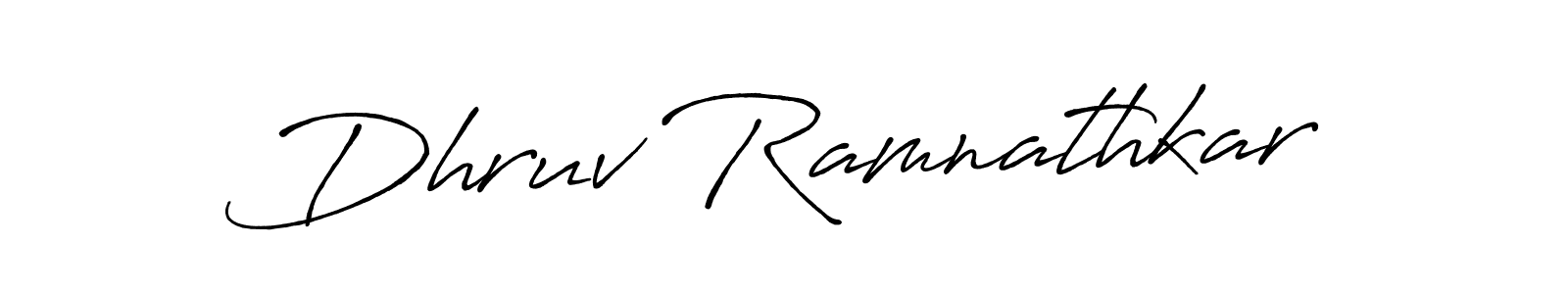 Also You can easily find your signature by using the search form. We will create Dhruv Ramnathkar name handwritten signature images for you free of cost using Antro_Vectra_Bolder sign style. Dhruv Ramnathkar signature style 7 images and pictures png