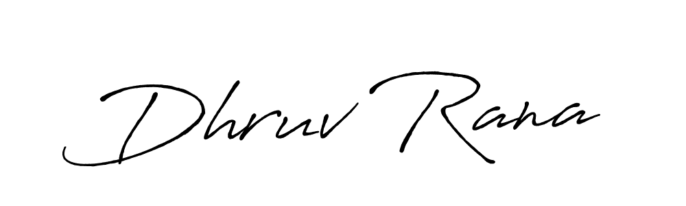 You should practise on your own different ways (Antro_Vectra_Bolder) to write your name (Dhruv Rana) in signature. don't let someone else do it for you. Dhruv Rana signature style 7 images and pictures png