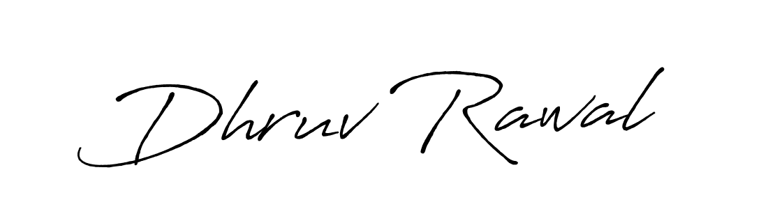 It looks lik you need a new signature style for name Dhruv Rawal. Design unique handwritten (Antro_Vectra_Bolder) signature with our free signature maker in just a few clicks. Dhruv Rawal signature style 7 images and pictures png