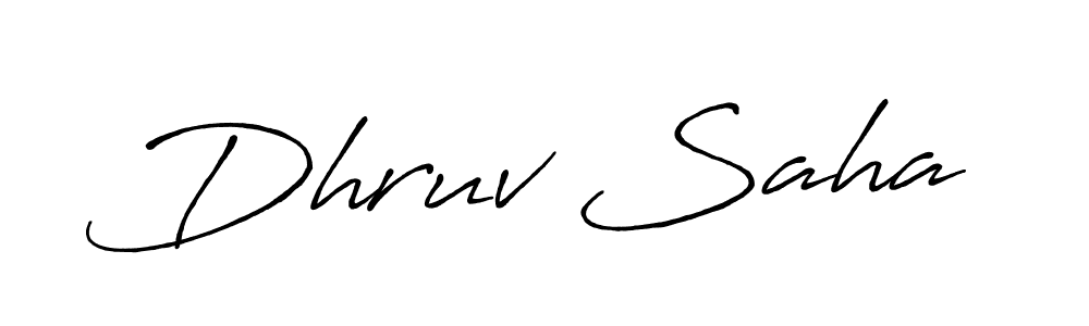Also we have Dhruv Saha name is the best signature style. Create professional handwritten signature collection using Antro_Vectra_Bolder autograph style. Dhruv Saha signature style 7 images and pictures png
