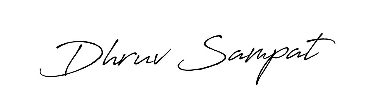 Make a short Dhruv Sampat signature style. Manage your documents anywhere anytime using Antro_Vectra_Bolder. Create and add eSignatures, submit forms, share and send files easily. Dhruv Sampat signature style 7 images and pictures png