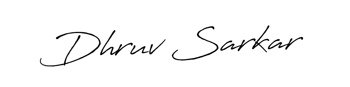 It looks lik you need a new signature style for name Dhruv Sarkar. Design unique handwritten (Antro_Vectra_Bolder) signature with our free signature maker in just a few clicks. Dhruv Sarkar signature style 7 images and pictures png