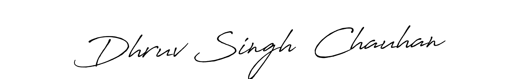 Make a beautiful signature design for name Dhruv Singh  Chauhan. Use this online signature maker to create a handwritten signature for free. Dhruv Singh  Chauhan signature style 7 images and pictures png