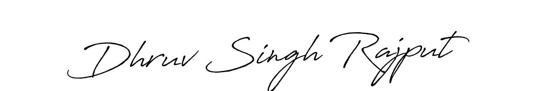 How to make Dhruv Singh Rajput signature? Antro_Vectra_Bolder is a professional autograph style. Create handwritten signature for Dhruv Singh Rajput name. Dhruv Singh Rajput signature style 7 images and pictures png