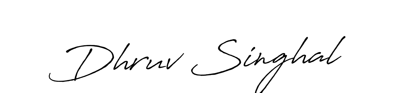 Similarly Antro_Vectra_Bolder is the best handwritten signature design. Signature creator online .You can use it as an online autograph creator for name Dhruv Singhal. Dhruv Singhal signature style 7 images and pictures png