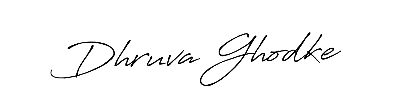 Design your own signature with our free online signature maker. With this signature software, you can create a handwritten (Antro_Vectra_Bolder) signature for name Dhruva Ghodke. Dhruva Ghodke signature style 7 images and pictures png