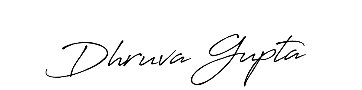 Antro_Vectra_Bolder is a professional signature style that is perfect for those who want to add a touch of class to their signature. It is also a great choice for those who want to make their signature more unique. Get Dhruva Gupta name to fancy signature for free. Dhruva Gupta signature style 7 images and pictures png