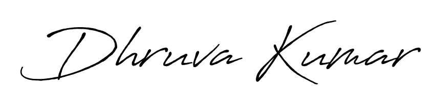 Make your name Dhruva Kumar memorable on every contract using Antro_Vectra_Bolder autograph style. Instant transparent background export available. Dhruva Kumar signature style 7 images and pictures png