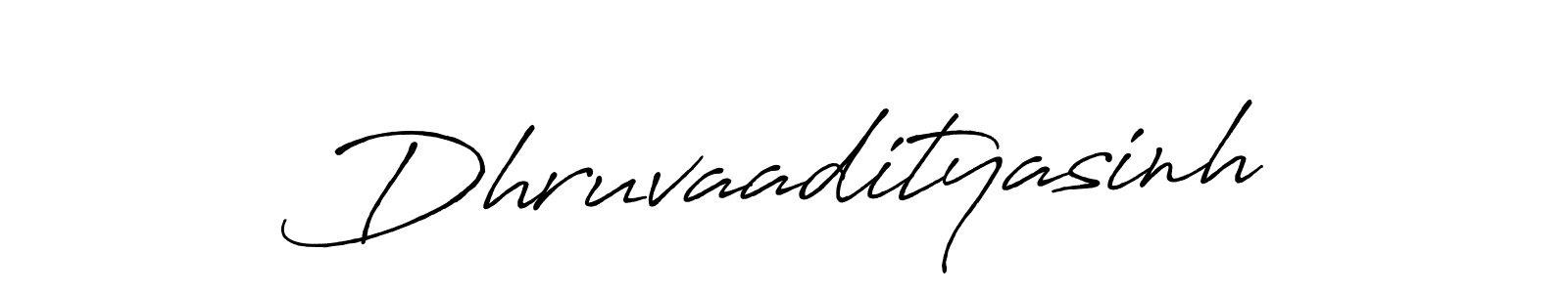 Also we have Dhruvaadityasinh name is the best signature style. Create professional handwritten signature collection using Antro_Vectra_Bolder autograph style. Dhruvaadityasinh signature style 7 images and pictures png