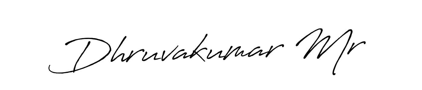 You should practise on your own different ways (Antro_Vectra_Bolder) to write your name (Dhruvakumar Mr) in signature. don't let someone else do it for you. Dhruvakumar Mr signature style 7 images and pictures png