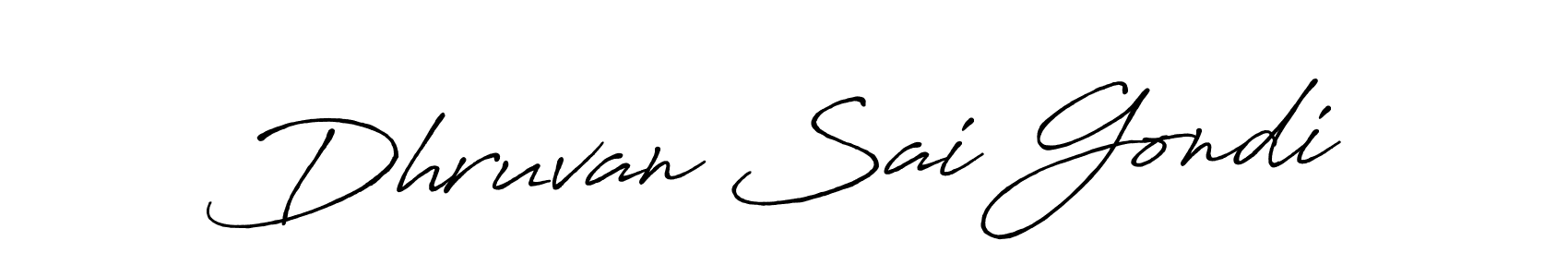 Also You can easily find your signature by using the search form. We will create Dhruvan Sai Gondi name handwritten signature images for you free of cost using Antro_Vectra_Bolder sign style. Dhruvan Sai Gondi signature style 7 images and pictures png