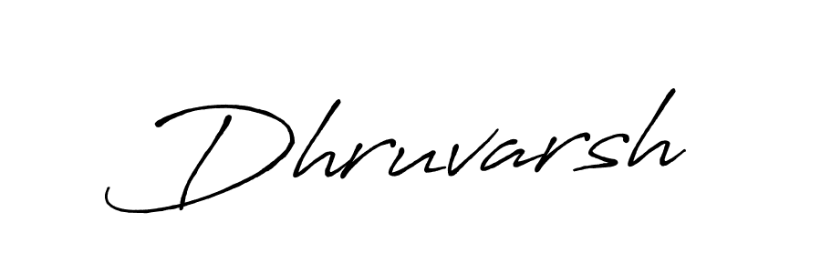 Also You can easily find your signature by using the search form. We will create Dhruvarsh name handwritten signature images for you free of cost using Antro_Vectra_Bolder sign style. Dhruvarsh signature style 7 images and pictures png