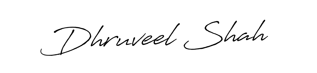 Make a beautiful signature design for name Dhruveel Shah. Use this online signature maker to create a handwritten signature for free. Dhruveel Shah signature style 7 images and pictures png