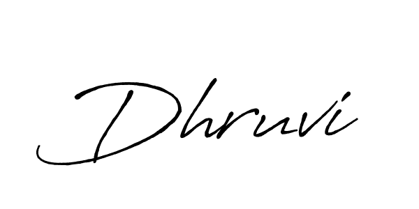 if you are searching for the best signature style for your name Dhruvi. so please give up your signature search. here we have designed multiple signature styles  using Antro_Vectra_Bolder. Dhruvi signature style 7 images and pictures png