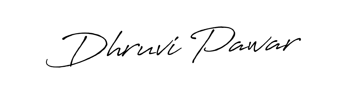 Also we have Dhruvi Pawar name is the best signature style. Create professional handwritten signature collection using Antro_Vectra_Bolder autograph style. Dhruvi Pawar signature style 7 images and pictures png