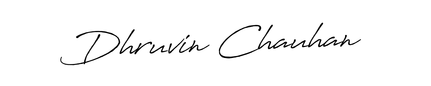 if you are searching for the best signature style for your name Dhruvin Chauhan. so please give up your signature search. here we have designed multiple signature styles  using Antro_Vectra_Bolder. Dhruvin Chauhan signature style 7 images and pictures png