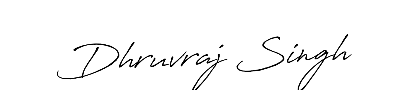 How to make Dhruvraj Singh signature? Antro_Vectra_Bolder is a professional autograph style. Create handwritten signature for Dhruvraj Singh name. Dhruvraj Singh signature style 7 images and pictures png