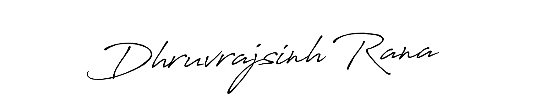 Create a beautiful signature design for name Dhruvrajsinh Rana. With this signature (Antro_Vectra_Bolder) fonts, you can make a handwritten signature for free. Dhruvrajsinh Rana signature style 7 images and pictures png