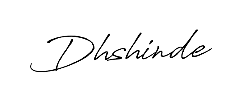 How to make Dhshinde name signature. Use Antro_Vectra_Bolder style for creating short signs online. This is the latest handwritten sign. Dhshinde signature style 7 images and pictures png