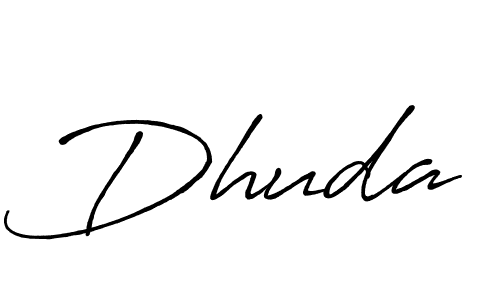 It looks lik you need a new signature style for name Dhuda. Design unique handwritten (Antro_Vectra_Bolder) signature with our free signature maker in just a few clicks. Dhuda signature style 7 images and pictures png