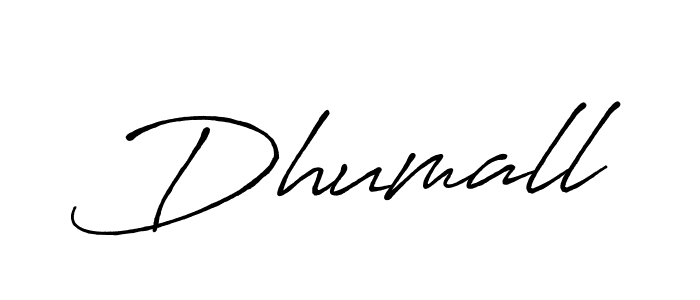 Dhumall stylish signature style. Best Handwritten Sign (Antro_Vectra_Bolder) for my name. Handwritten Signature Collection Ideas for my name Dhumall. Dhumall signature style 7 images and pictures png