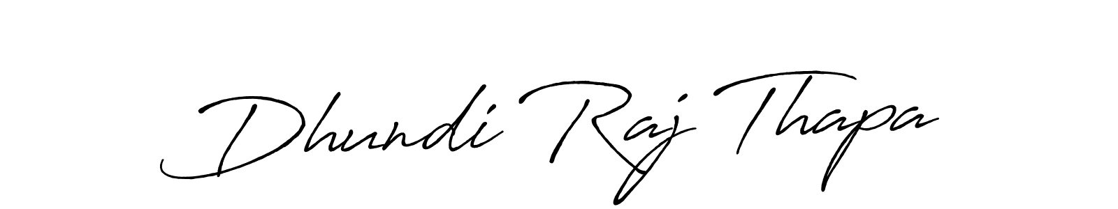 Design your own signature with our free online signature maker. With this signature software, you can create a handwritten (Antro_Vectra_Bolder) signature for name Dhundi Raj Thapa. Dhundi Raj Thapa signature style 7 images and pictures png
