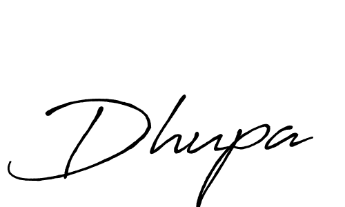 Create a beautiful signature design for name Dhupa. With this signature (Antro_Vectra_Bolder) fonts, you can make a handwritten signature for free. Dhupa signature style 7 images and pictures png