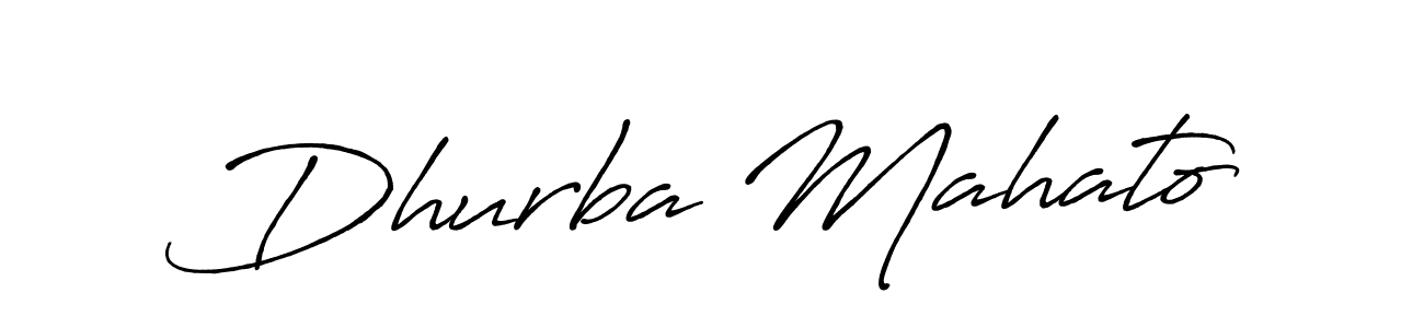 Create a beautiful signature design for name Dhurba Mahato. With this signature (Antro_Vectra_Bolder) fonts, you can make a handwritten signature for free. Dhurba Mahato signature style 7 images and pictures png
