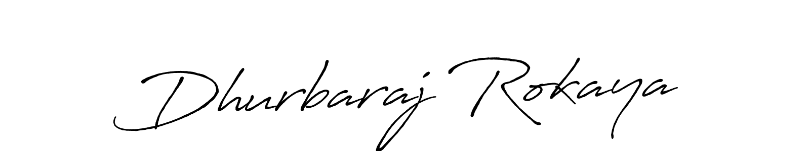 Make a beautiful signature design for name Dhurbaraj Rokaya. With this signature (Antro_Vectra_Bolder) style, you can create a handwritten signature for free. Dhurbaraj Rokaya signature style 7 images and pictures png