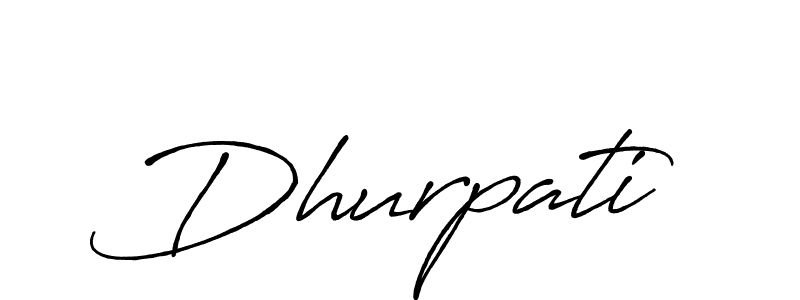 Make a beautiful signature design for name Dhurpati. With this signature (Antro_Vectra_Bolder) style, you can create a handwritten signature for free. Dhurpati signature style 7 images and pictures png