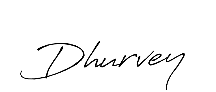 Make a beautiful signature design for name Dhurvey. With this signature (Antro_Vectra_Bolder) style, you can create a handwritten signature for free. Dhurvey signature style 7 images and pictures png