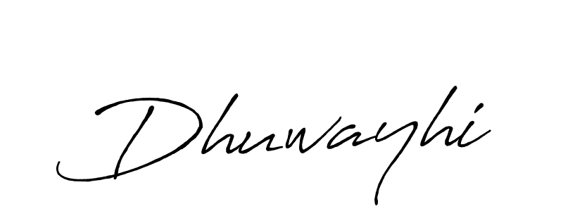 Antro_Vectra_Bolder is a professional signature style that is perfect for those who want to add a touch of class to their signature. It is also a great choice for those who want to make their signature more unique. Get Dhuwayhi name to fancy signature for free. Dhuwayhi signature style 7 images and pictures png