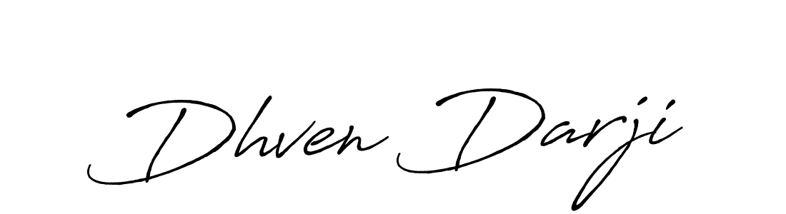 Make a beautiful signature design for name Dhven Darji. Use this online signature maker to create a handwritten signature for free. Dhven Darji signature style 7 images and pictures png