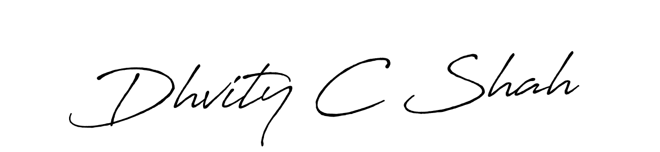 Use a signature maker to create a handwritten signature online. With this signature software, you can design (Antro_Vectra_Bolder) your own signature for name Dhvity C Shah. Dhvity C Shah signature style 7 images and pictures png