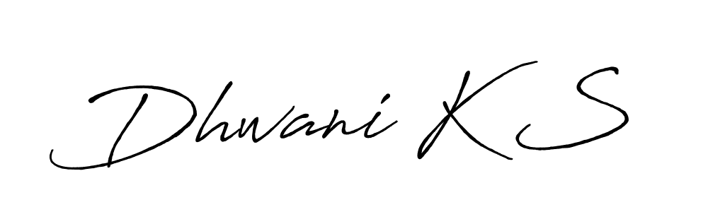 You should practise on your own different ways (Antro_Vectra_Bolder) to write your name (Dhwani K S) in signature. don't let someone else do it for you. Dhwani K S signature style 7 images and pictures png