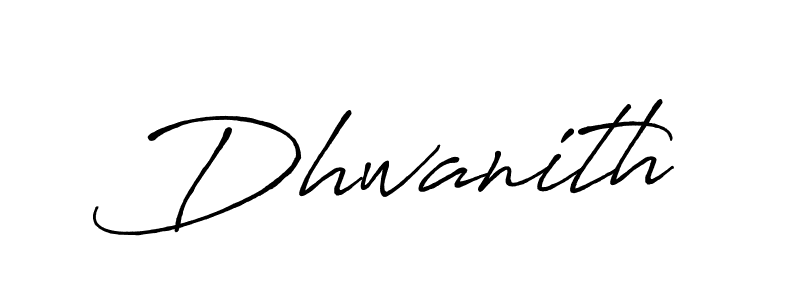 Make a beautiful signature design for name Dhwanith. Use this online signature maker to create a handwritten signature for free. Dhwanith signature style 7 images and pictures png