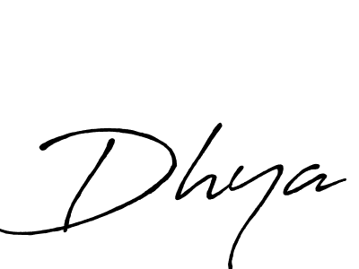 The best way (Antro_Vectra_Bolder) to make a short signature is to pick only two or three words in your name. The name Dhya include a total of six letters. For converting this name. Dhya signature style 7 images and pictures png